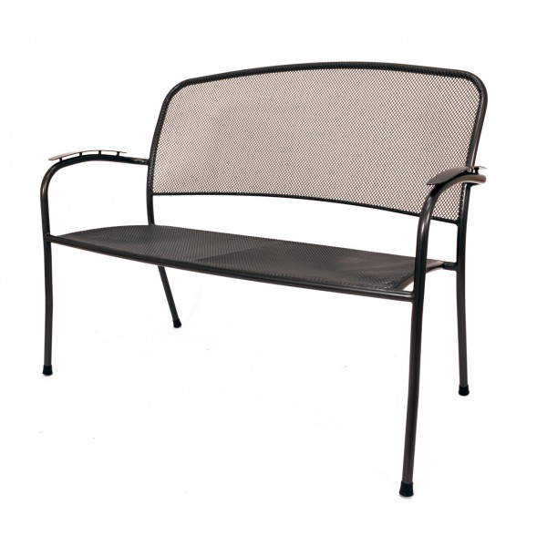 Wrought Iron Hospitality Benches Carlo Bench